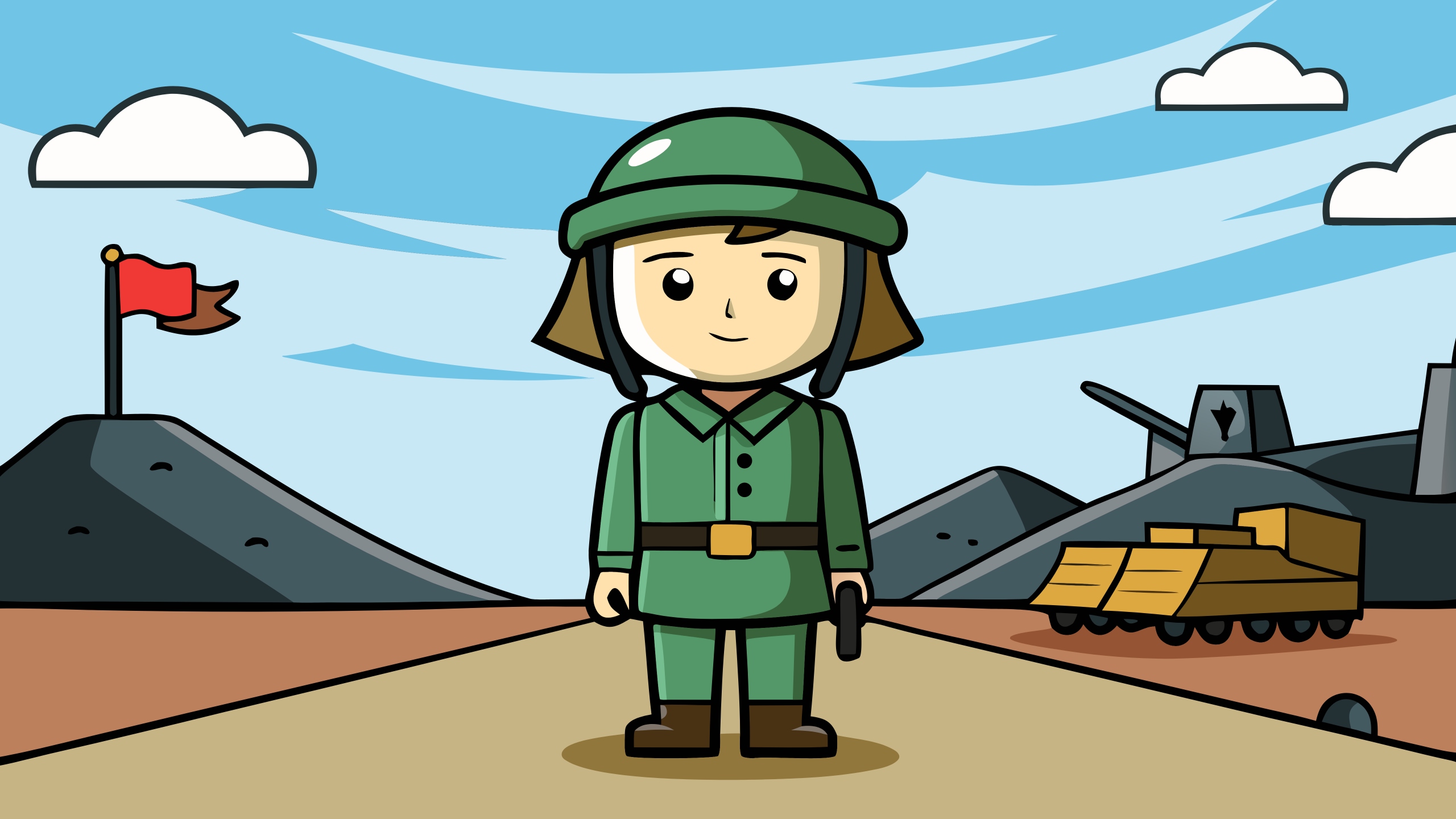 Он был на войне по своей воле — это ред флаг или грин флаг?